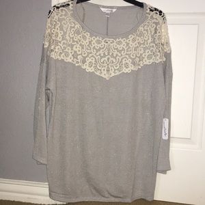 Light grey Charming Charlie sweater